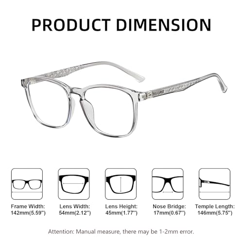 Karsaer TR90 Blue Light Blocking Glasses For Men/Women Anti-Fatigue Computer Monitor Gaming Glasses Reduce Eye Strain Game Glasses E1404 - Image 4