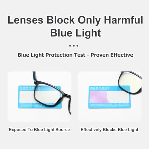Karsaer TR90 Blue Light Blocking Glasses For Men/Women Anti-Fatigue Computer Monitor Gaming Glasses Reduce Eye Strain Game Glasses E1404 - Image 5