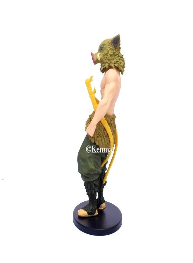 KENMA Inosuke Hashibira Action Figure 14 Cms PVC Toys Kimetsu No Yaiba Models Toys Collectible Black and Brown Figurine - Image 2