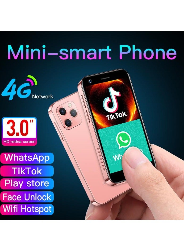 Soyes XS14 Pro 3.0 Inch 4G Mini Smartphone, Android 9.0, Dual SIM, Face ID, Dual Camera, WiFi, Bluetooth, FM Radio, Hotspot, GPS, OTG, Compact Mobile Phone for Travel and Kids - Image 1
