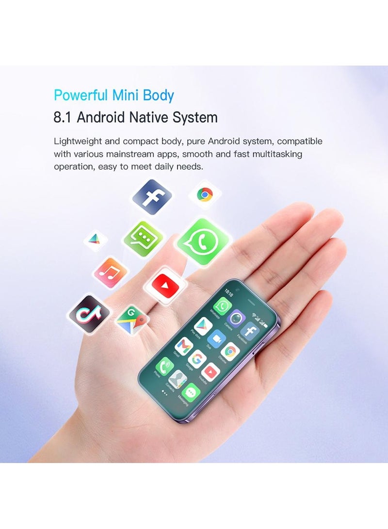 Soyes XS14 Pro 3.0 Inch 4G Mini Smartphone, Android 9.0, Dual SIM, Face ID, Dual Camera, WiFi, Bluetooth, FM Radio, Hotspot, GPS, OTG, Compact Mobile Phone for Travel and Kids - Image 4