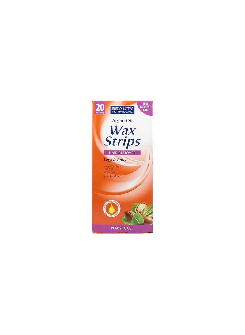 Beauty Formula - Beauty Formula Argan Oil Wax Strips Hair Remover Pack of 3 - Image 1