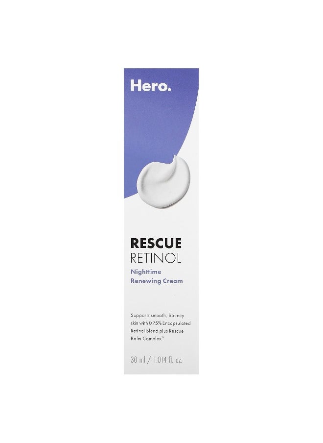 Hero Cosmetics Hero Cosmetics, Rescue Retinol, Nighttime Renewing Cream, 1.014 fl oz (30 ml)  - Image 2