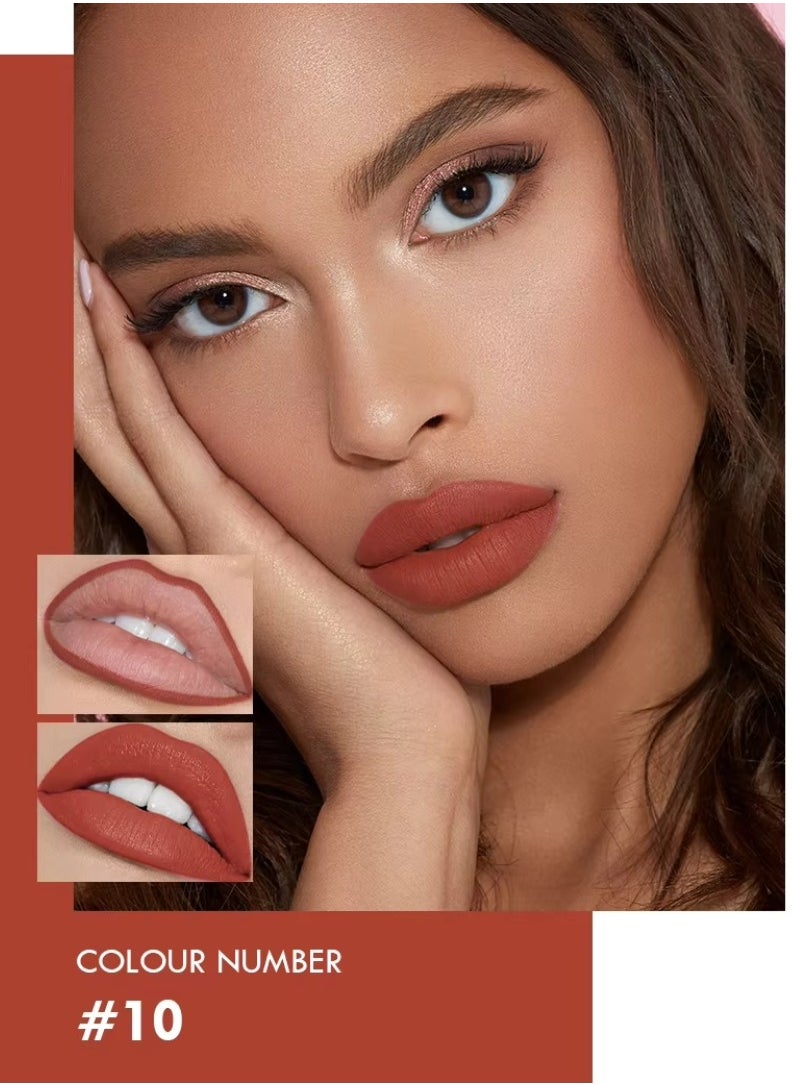pudaier - 12Pcs Lip Liner Set Lip Liner Lipstick Set 12 Colors Lip Liner Pencil Matte Waterproof Long Lasting Lipstick Lip Contour Makeup Lip Liner Set Full Color One Stroke Define Lip Liner - Image 1