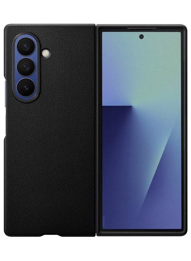 CATANES Leather Case Cover for Samsung Galaxy Z Fold 7, Kindsuit Case Slim and sleek - Black  - Image 5