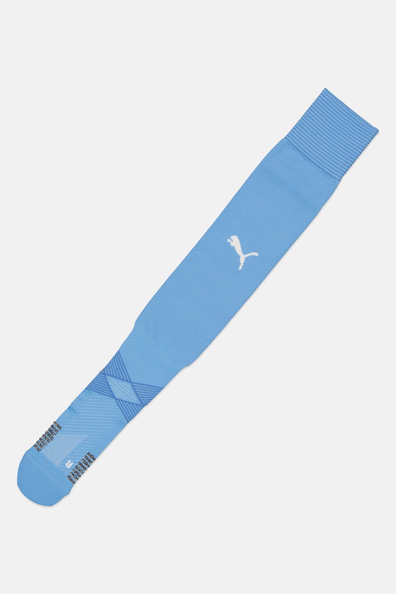 PUMA Men 1 Pair Brand Logo High Socks, Blue - Image 4