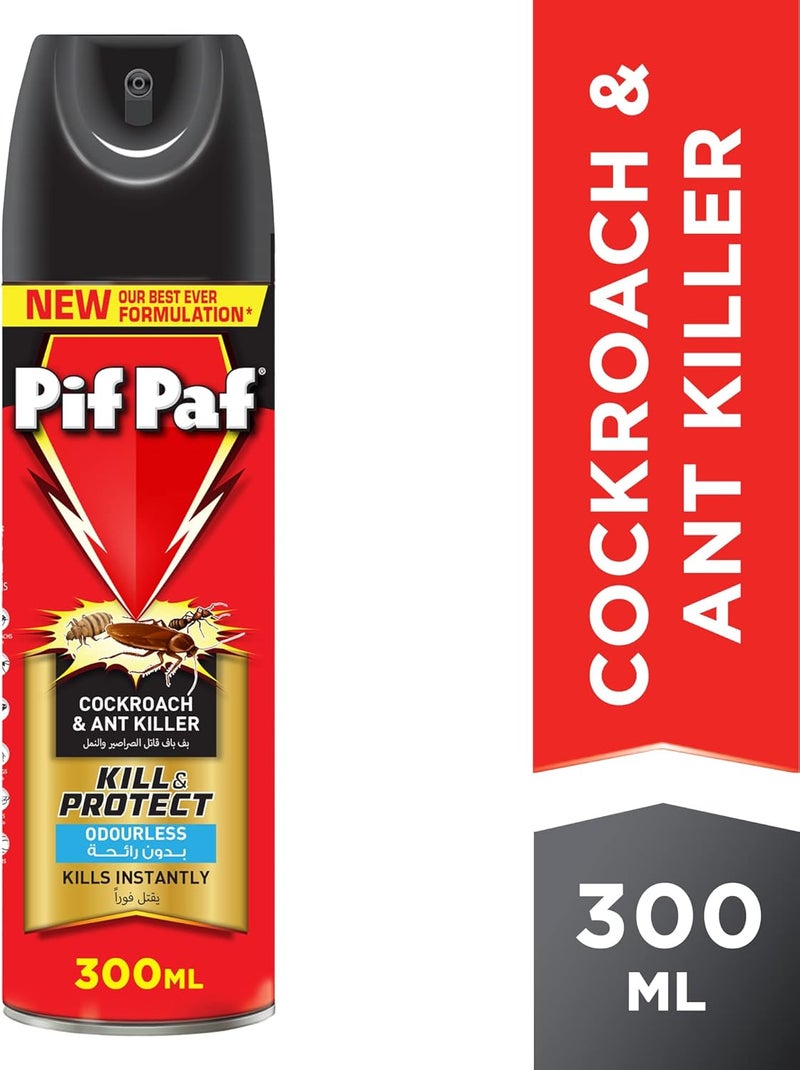 Pif Paf Cockroach & Ant Killer Spray - 300 ml - Image 2