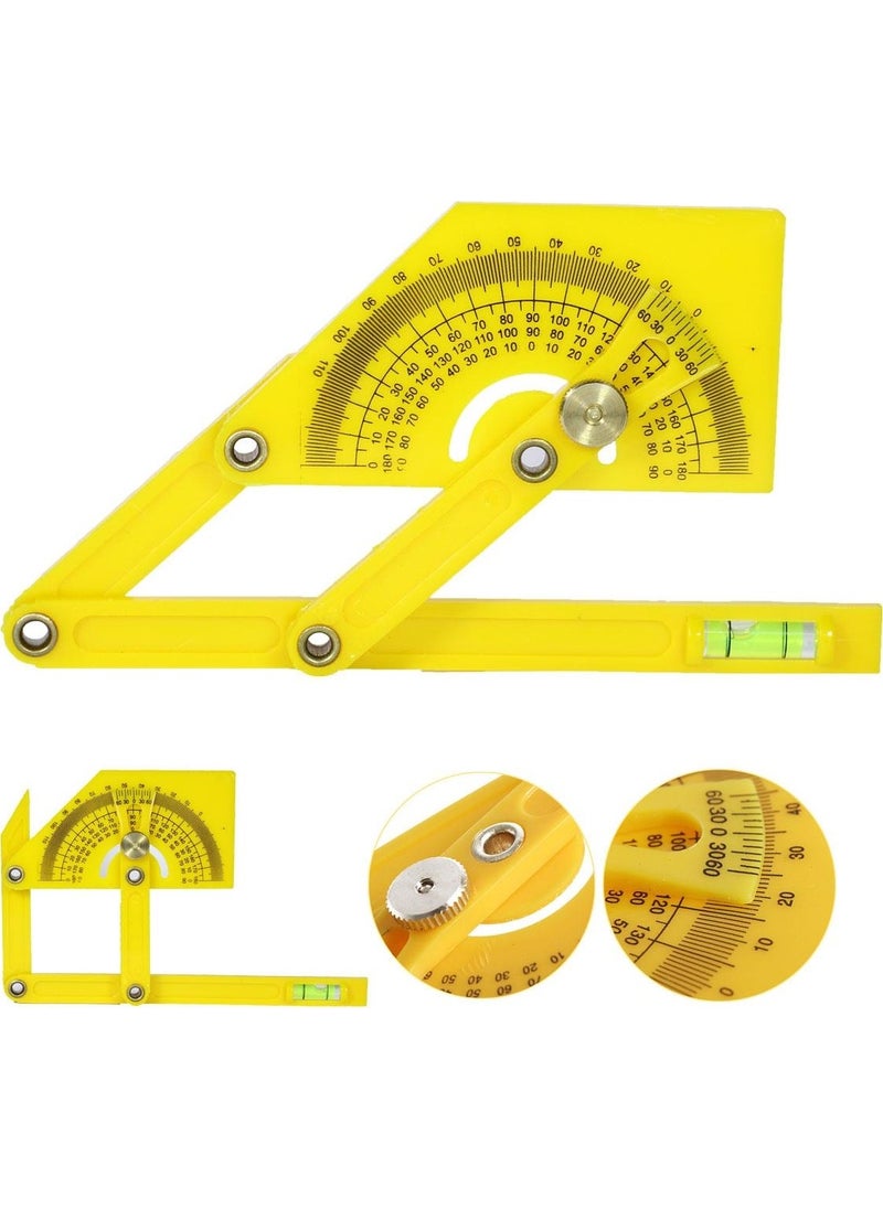 BTS 12101 Plastic Goniometer Angle Finder Carpenter Angle Meter Miter  - Image 1