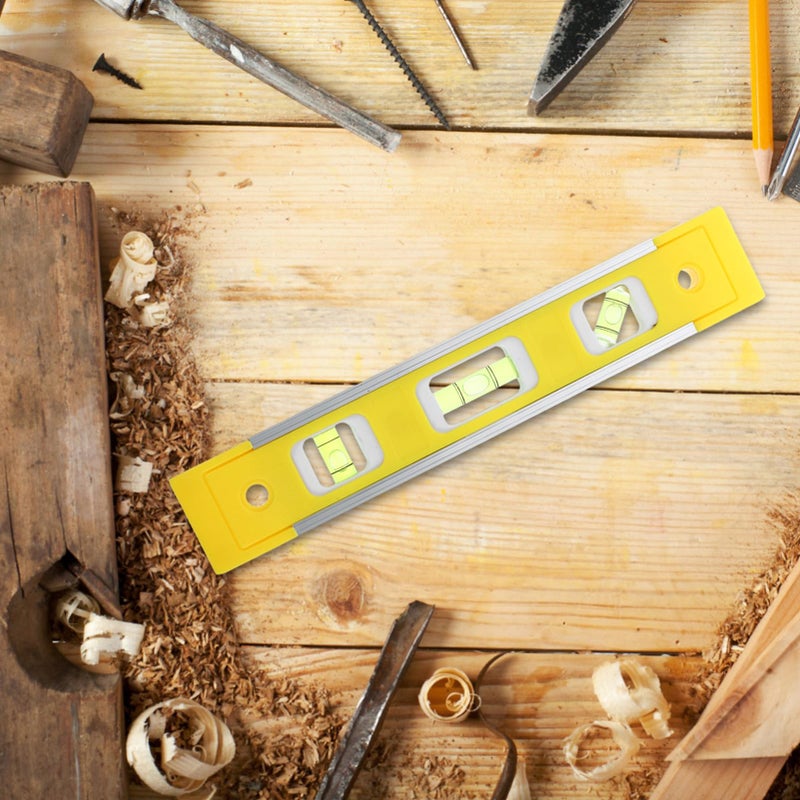 Heavy Duty Magnetic Level Ruler with Bubble Vial Multifunctional Tool for Home Decoration - Image 5