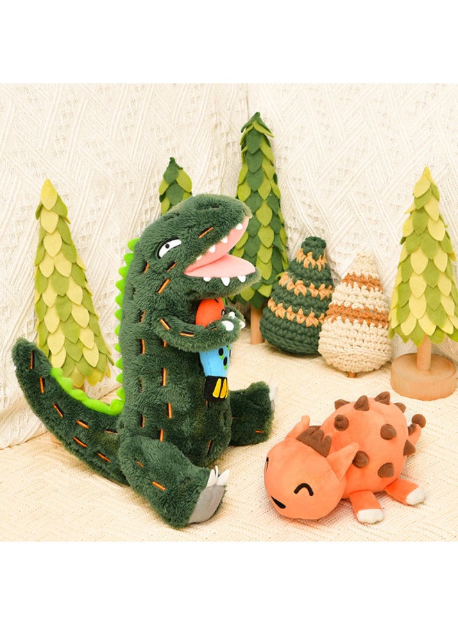 Mideer Milu Joint Model You Look Delicious Puzzle Kettle Stationery Box Tableware Umbrella Plush Toys-Color:mideer Plush Toy-Tyrannosaurus Rex - Image 5