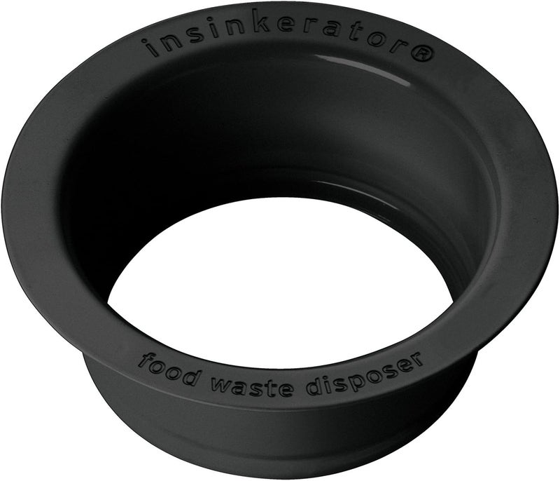 InSinkErator Kitchen Sink Flange for Garbage Disposal, Matte Black Finish, Model FLG-MTBLK - Image 1