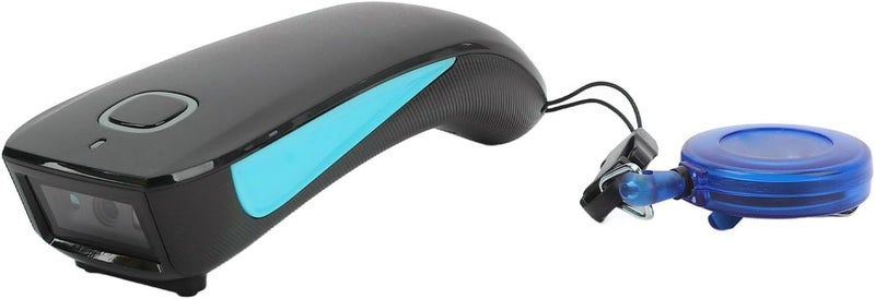 ماسح ضوئي محمول للباركود أحادي الأبعاد مع اتصال USB وبلوتوث وواي فاي 2.4 جيجا هرتز - قارئ باركود محمول متوافق مع أنظمة التشغيل OS X وLinux وAndroid وiOS للمتاجر الكبرى والصيدليات - Image 3
