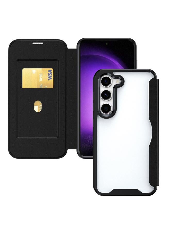 اس-توب جراب لهاتف Samsung Galaxy S23 5G جراب هاتف جلدي قلاب مانع لامتصاص RFID - Image 1