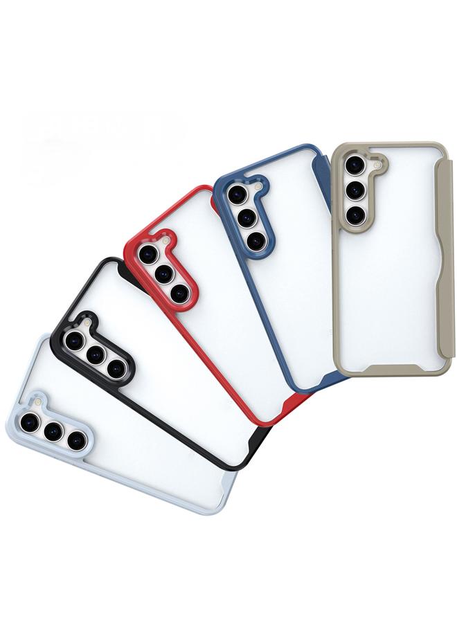 اس-توب جراب لهاتف Samsung Galaxy S23 5G جراب هاتف جلدي قلاب مانع لامتصاص RFID - Image 2