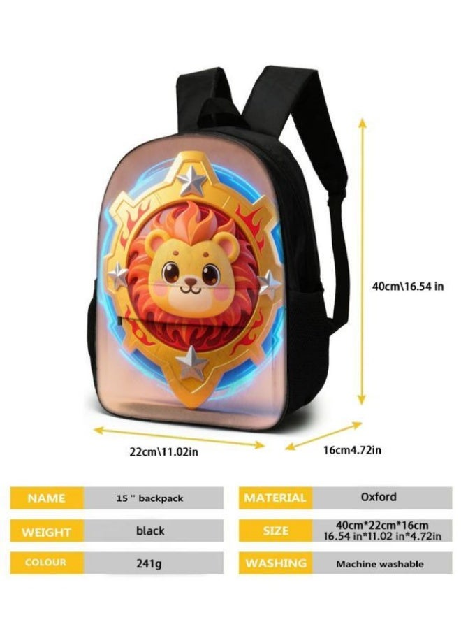Bright Li Fire The hit is coming! Fun cartoon bag three-piece set, the fashion new favorite of students and teenagers (available for students, children, friends on outings, mountain climbing, schooling, etc.) - 48 - Image 5