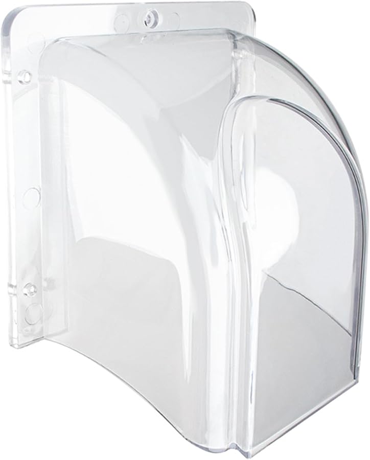 Transparent Rain Cover for Outdoor Fingerprint Doorbell Easy Installation Protector - Image 2