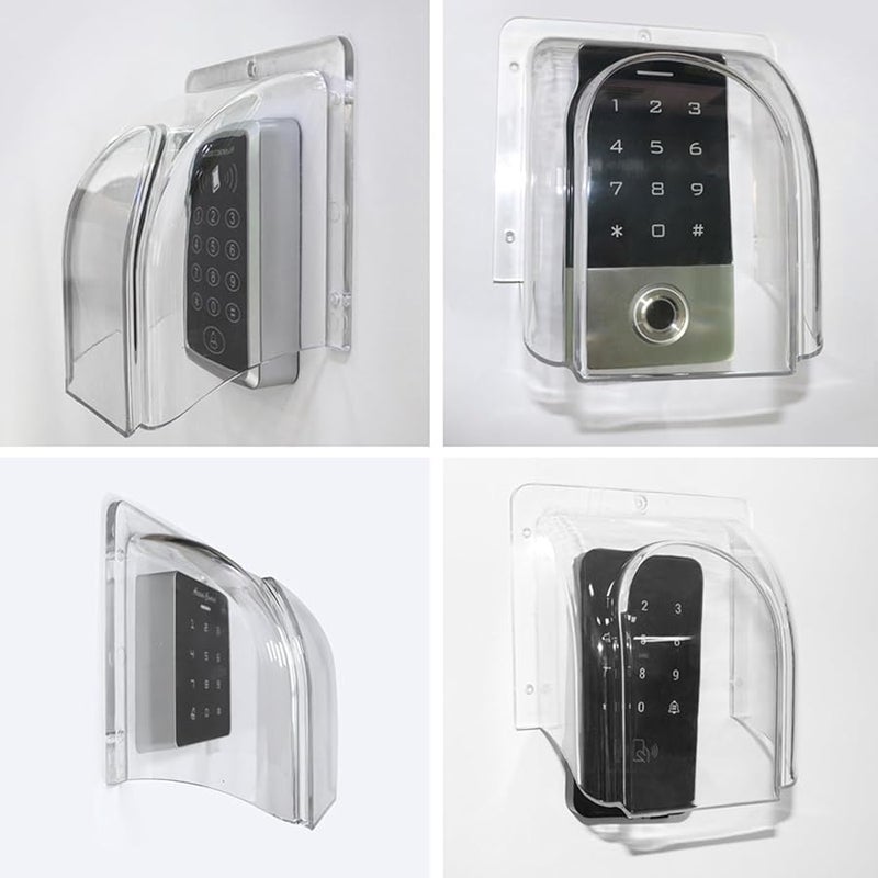 Transparent Rain Cover for Outdoor Fingerprint Doorbell Easy Installation Protector - Image 3