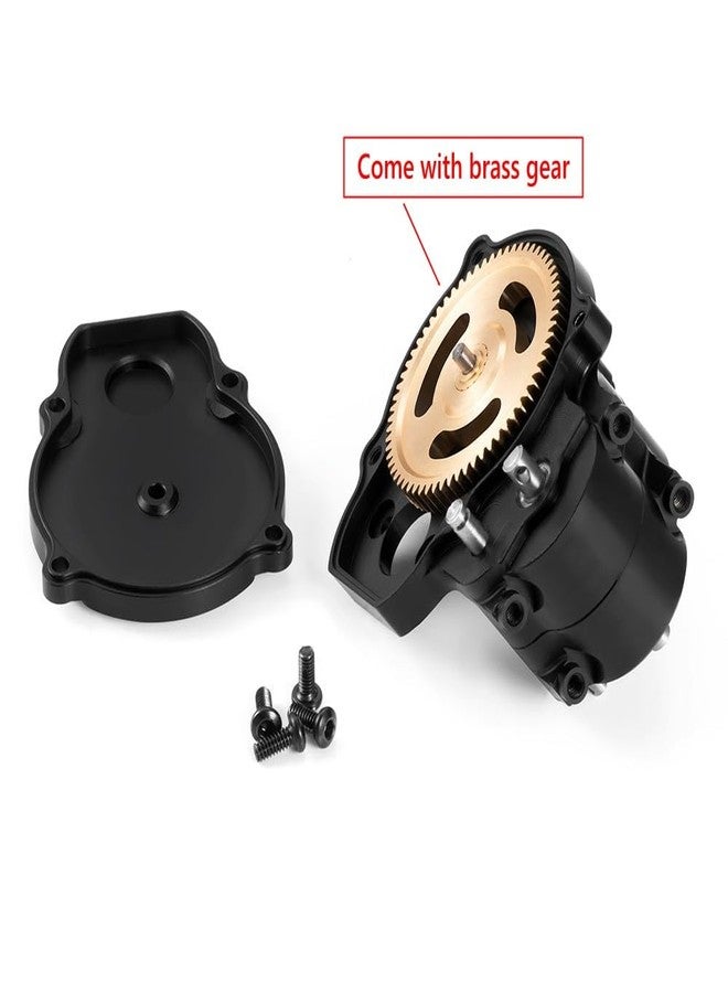 RCLIONS Complete Metal Transmission Case Center Gearbox with Brass Gear for 1/18 FMS FCX18 LC80 RC Crawler Car Upgrades Parts Accessories - Image 3