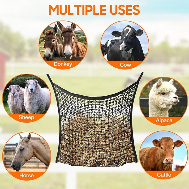 Web Horse Hay Bag for Stable, Carriage and Outdoor Use Horse Carrier for Supply Easy Installation Hanging Feed - Image 2