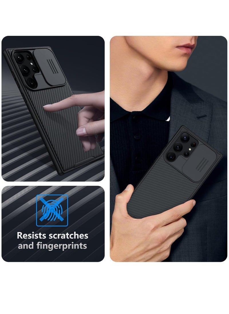 Gravity Samsung Galaxy S24 Ultra Case with Camera Cover, [Compatible with MagSafe][Military Grade Protection]Slim Protective Hard Back & Soft Edge Phone Case for Galaxy S24 Ultra Case 6.8'' Black - Image 5