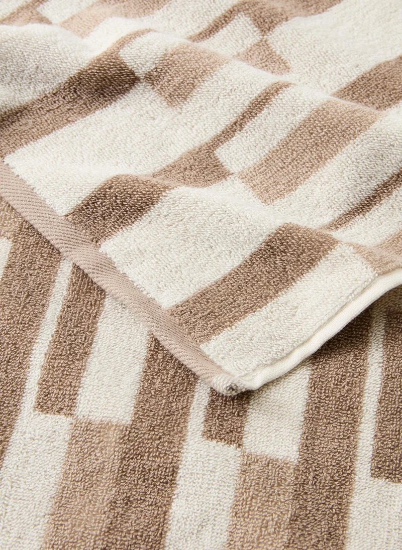 Matalan Beige Abstract Towels
