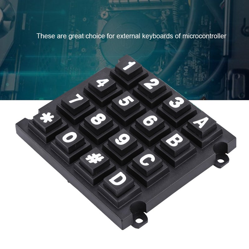 Keyboard Modules with 16 Keys 4x4 Push Buttons External Big Keypad for MCU - Image 5