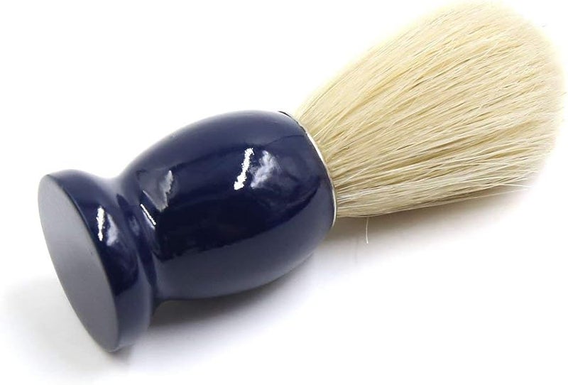 فرشاة حلاقة رطوبة بشعيرات كريمة بلو هاندل بيرد أداة صالون حلاق - Image 3