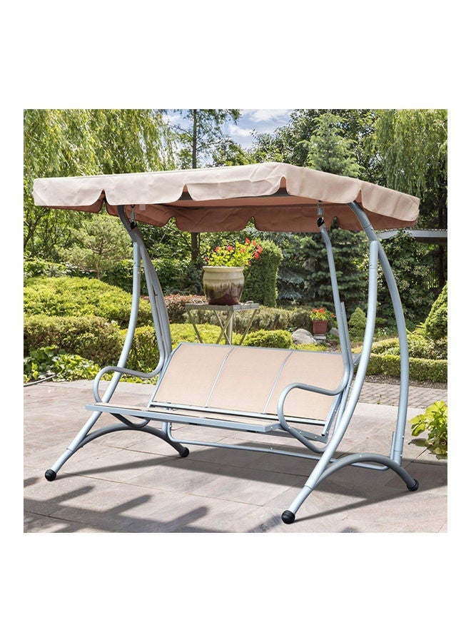 NIBEMINENT Waterproof Swing Canopy Cover Brown