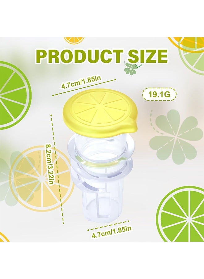 كوانتوم عصارة الليمون 2 PCS صرير الليمون، العصارة أعلى الليمون، مستخرج العصير المضغوط صفيحة صحية سهلة لتنظيف أدوات المطبخ - Image 2