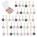SUNNYCLUE 1 Box 50Pcs Stitch Markers Crochet Stitch Marker Spring Sakura Flower Charms Zipper Pull Clip On Removable Lobster Clasp Charm Locking Knitting Markers for Weaving Sewing Quilting 028pc - Image 2