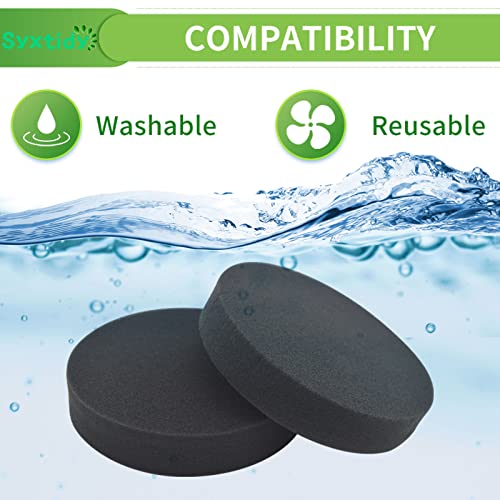 Syxtidy 4 Pack Premotor Filter for Bissell Powerforce Helix Vacuum 2191, 2190,1700,1797 Foam Filters Replacement,Parts #1608225 - Image 5