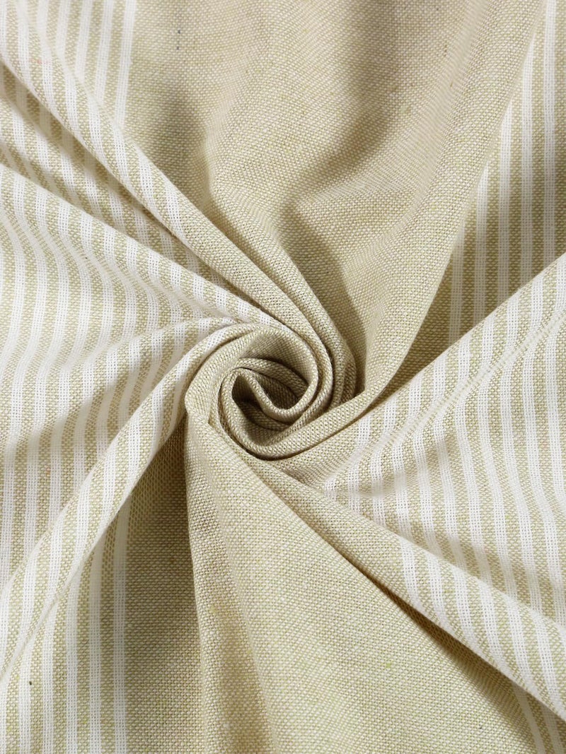 Värde 210 TC Cotton Bedsheet | Handmade Double Bedsheet | Handloom Bedsheets | Without Pillow Cover | Double Bedsheet for Summer (90X100 Inches, 7.5 x 8.3 Feet (Sandrift) - Image 5