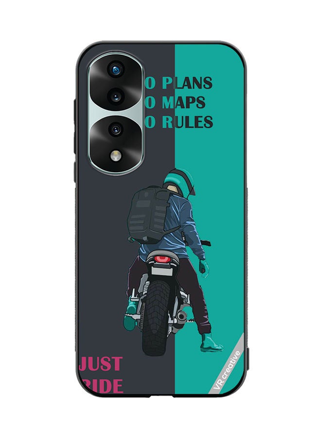 VR CREATIVE Protective Case Cover For Honor 70 Pro Just Ride Design Multicolour - Image 1