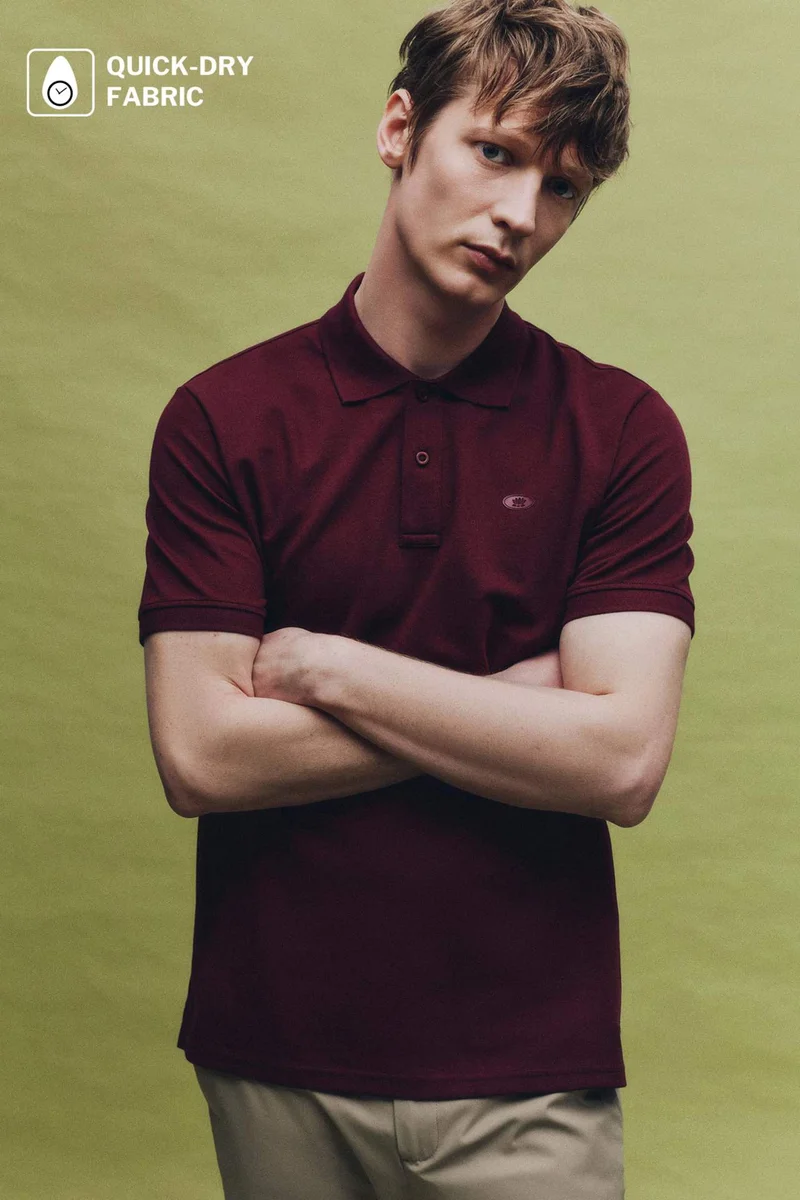 DeFacto Regular Fit Polo Collar Pique Short Sleeve Polo T-Shirt