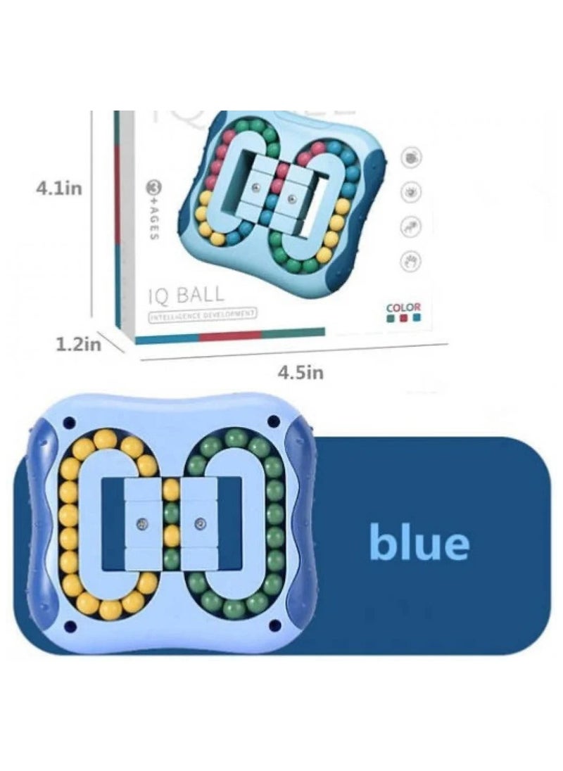 IQ BALL - Finger game to relieve stress, bead color sorting game, with a cube design with balls in the shape of grains, rotating with the fingertips to resist stress, for ages 3 years and above. - Image 1