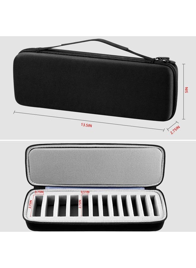 Comecase - Grooming Clipper Blade Case Holder Organizer - Hard Travel Carrying Storage Holds 12 Blades - Upgrade - Image 1