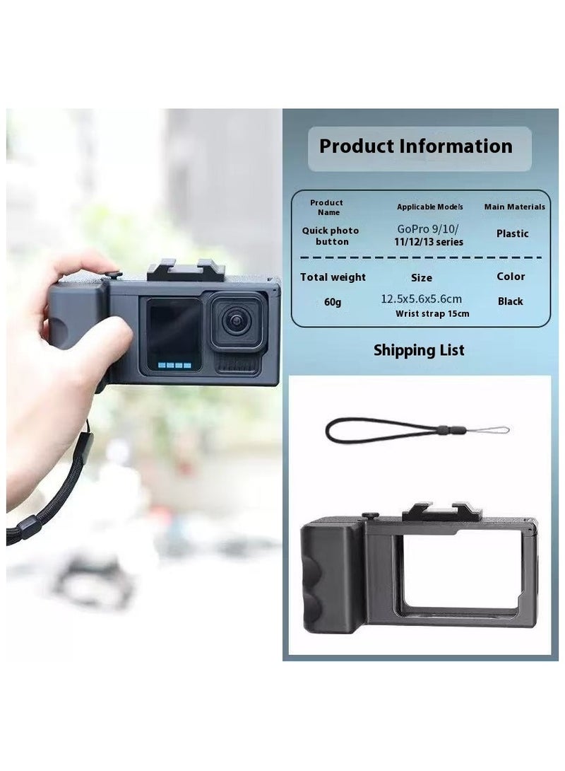 GoPro 9/10/11/12/13 DSLR Handle Quick Release Mount Adapter Shooting Accessories - Image 1