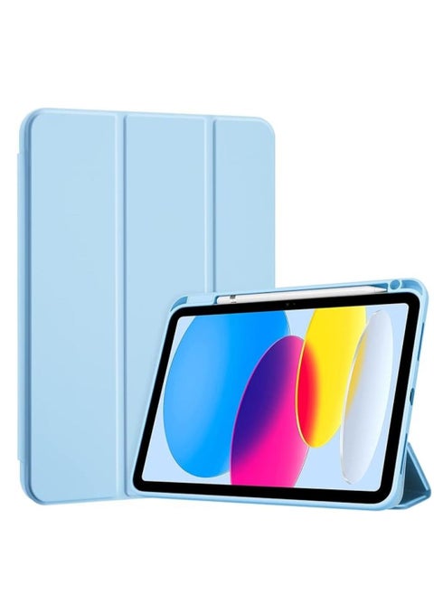 iPad cover iPad13 Pro 2024 with smart pen holder, outer cover with kickstand, automatic screen off/on