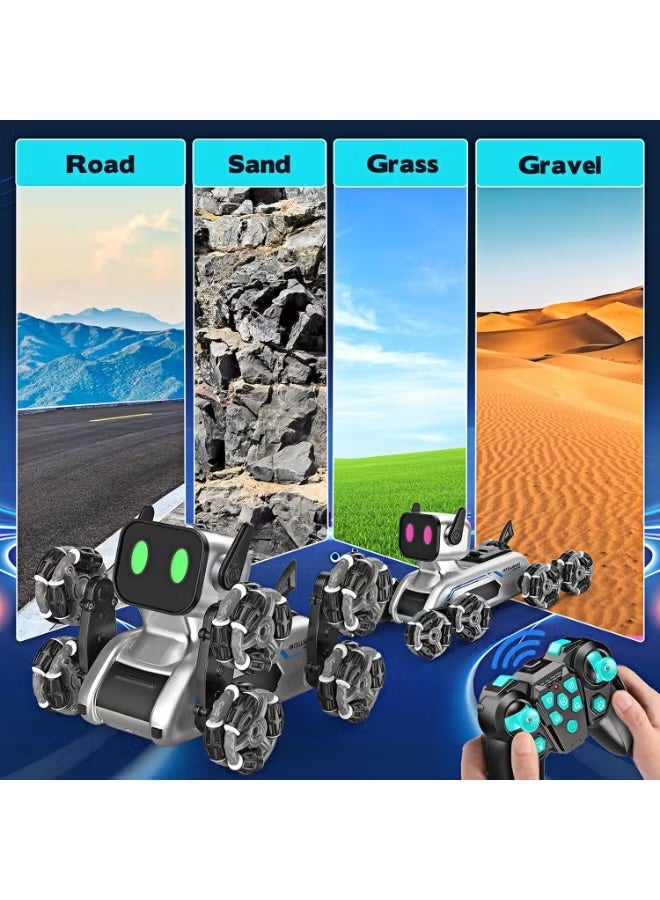 Smart Command Robot Dog For Kids – Interactive Remote-Controlled Toy With Lights, Music & 360° Moves - Image 4