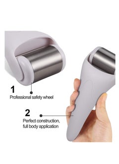 Excefore Ice Roller 2 Kits set Face Body Massage Stainless Steel Wheel/ABS Wheel Prevent Wrinkles Anti Aging for Face & Eye wrinkle Puffiness,Migraine,Pain Relief and Minor Injury  - Image 5
