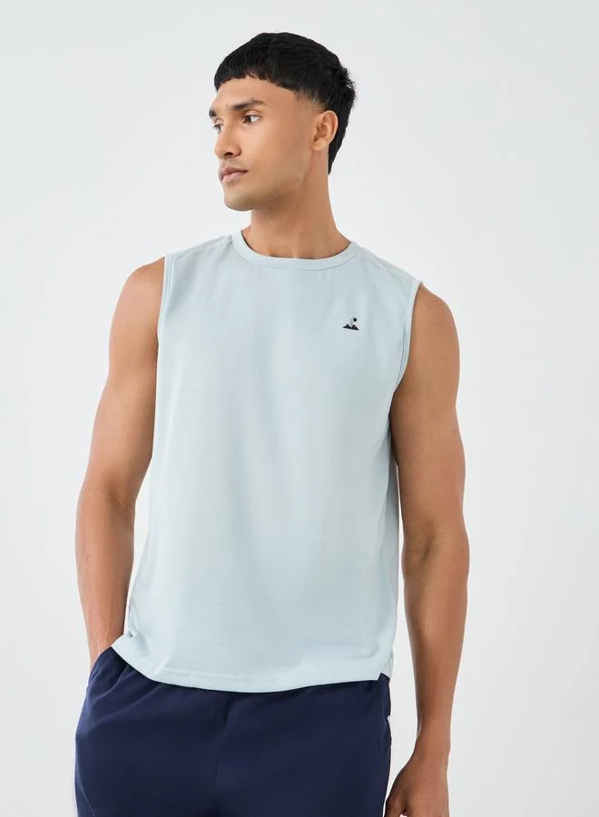 Styli Styli Minimal Print Tank Top and Shorts Set