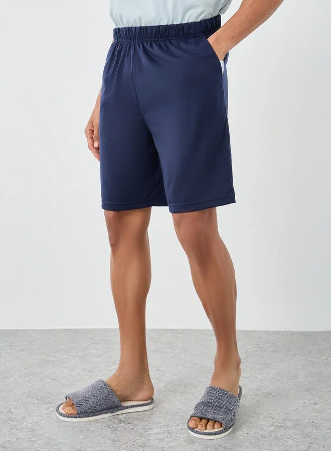 Styli Minimal Print Tank Top and Shorts Set