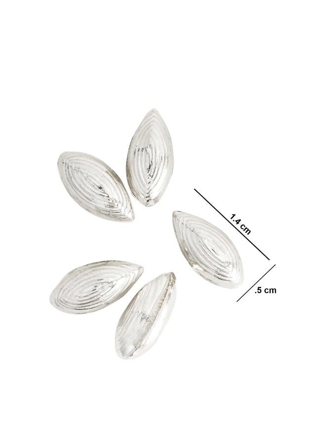 DHRUVS COLLECTION 925 Silver Combo of 5 Elaichi for Home Pooja, Gift Purpose & Donation - Image 4