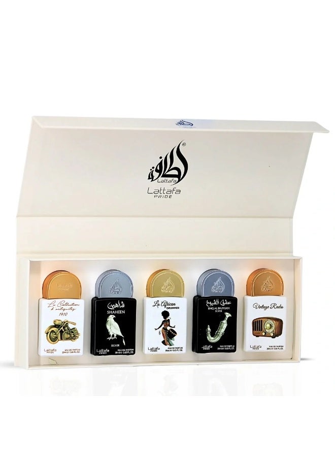 Lattafa PRIDE GIFTSET Collection GS Box - 05 for Unisex | 20ml X 5Pcs - Image 2