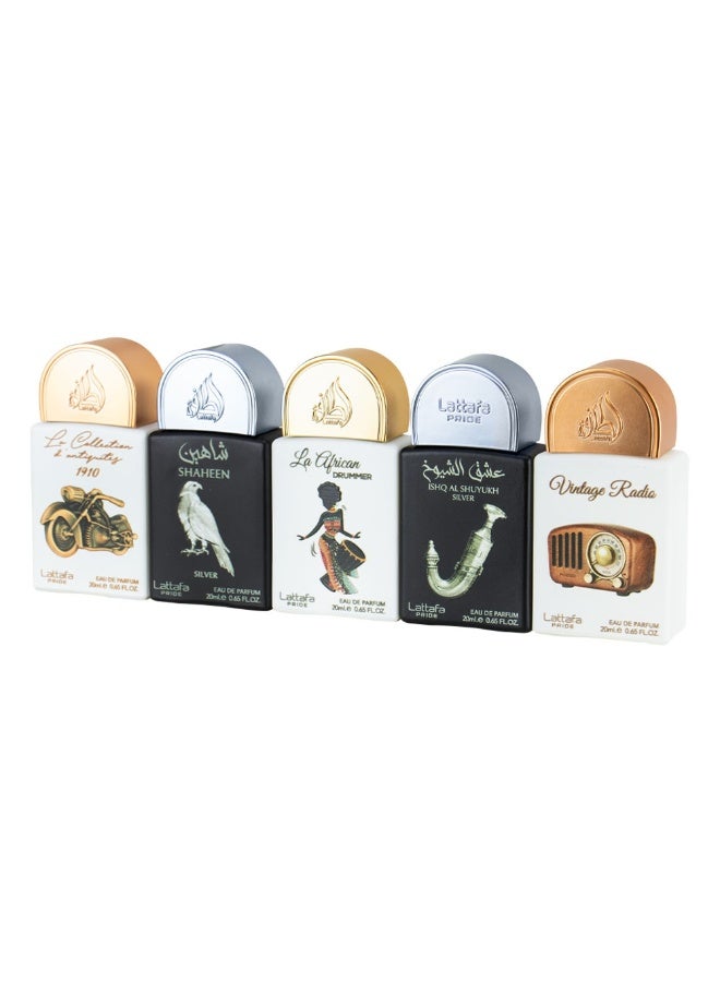Lattafa PRIDE GIFTSET Collection GS Box - 05 for Unisex | 20ml X 5Pcs - Image 3