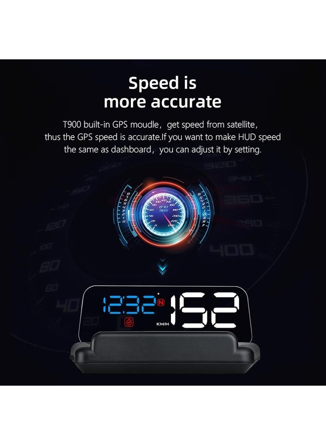 wiiyii Universal Car HUD Head Up Display T900 - Image 5