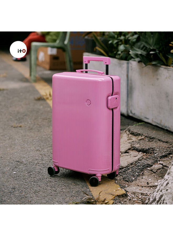 Ito Luggage Pistachio2 Suitcase, Large Capacity, Stylish, Women's Travel Case, Carry-on, Dream Pink, 20 Inches - Image 4