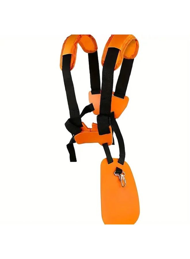 Orange Ergonomic Shoulder Support For Grass Cutters And Weed Trimmers - Image 1