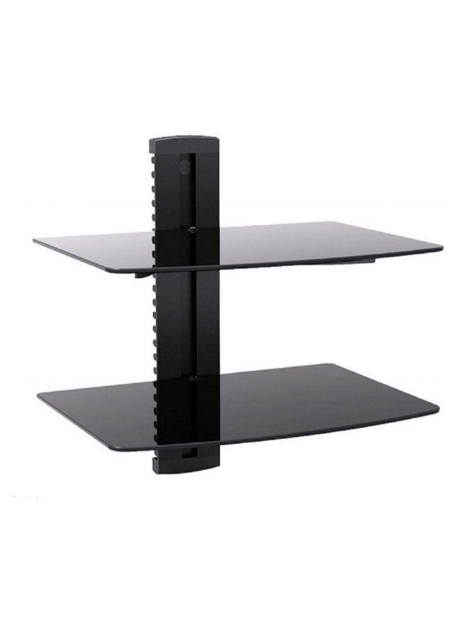 IAF 2-Layer Shelf TV Wall Mount For Below 32 Inch Black - Image 2