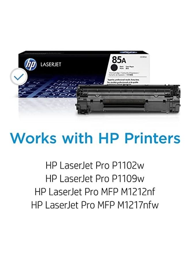 HP خرطوشة الحبر الأصلية لطابعات ليزر جيت 85A - Ce285A - Image 2